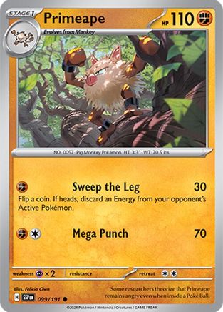 Primeape (099/191) - SSS  - Common