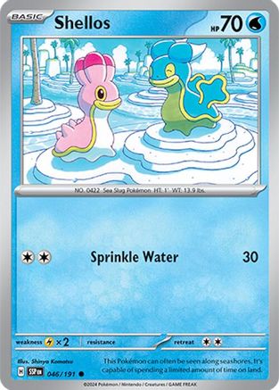 Shellos (046/191) - SSS  - Common - Reverse Holofoil