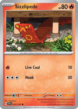 Sizzlipede (027/191) - SSS  - Common