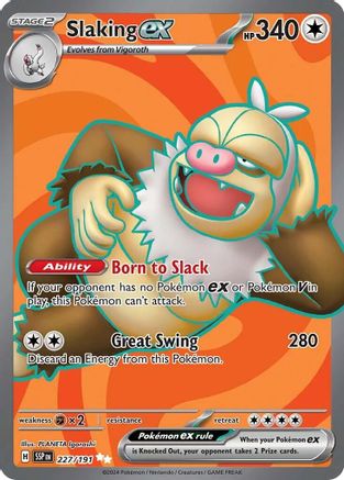 Slaking ex (227/191) - SSS  - Ultra Rare - Holofoil