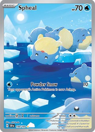 Spheal (199/191) - SSS  - Illustration Rare - Holofoil