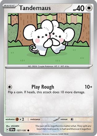 Tandemaus (157/191) - SSS  - Common - Reverse Holofoil