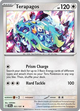 Terapagos (161/191) - SSS  - Rare - Holofoil