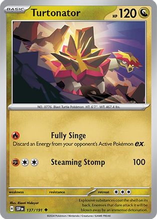 Turtonator (137/191) - SSS  - Uncommon - Reverse Holofoil