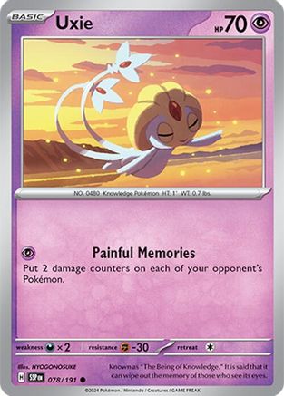 Uxie (078/191) - SSS  - Common