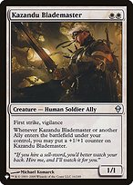 Kazandu Blademaster (LIST-ZEN-16) - uncommon