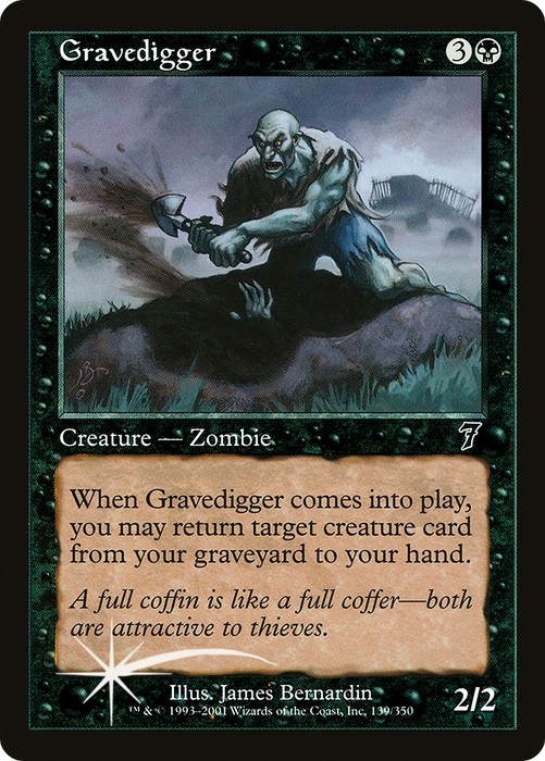 Gravedigger (7ED-139★) - common - Foil