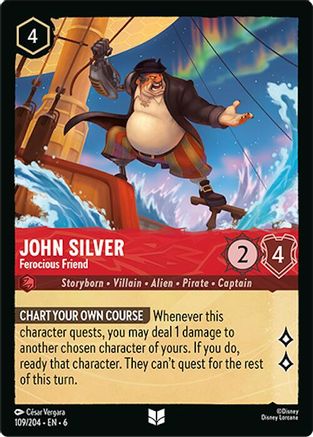 John Silver - Ferocious Friend (109/204) - Uncommon