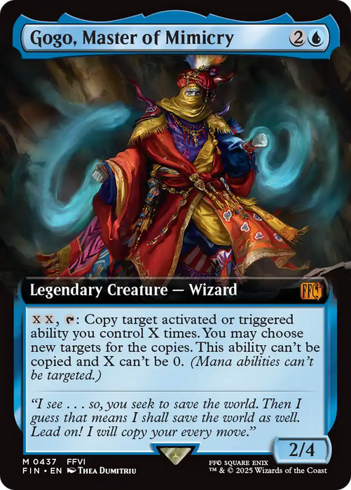 Gogo, Master of Mimicry (FIN-437) - mythic: (Extended Art)