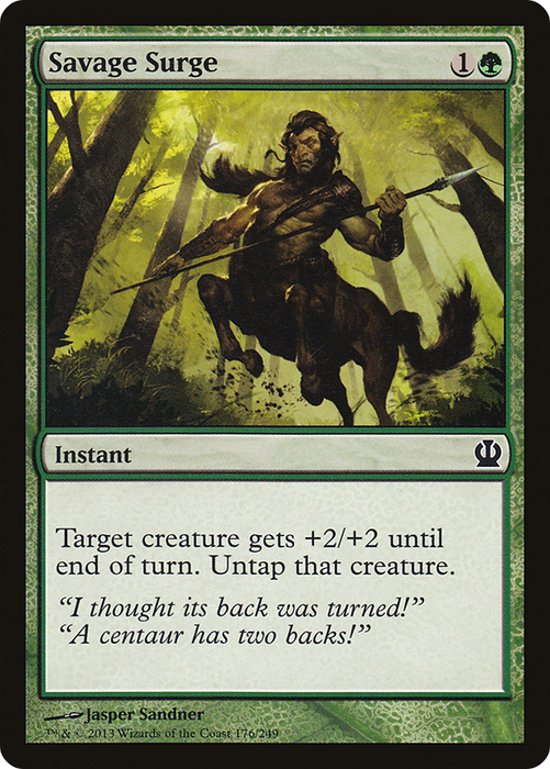 Savage Surge (THS-176) - common - Foil