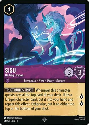 Sisu - Uniting Dragon (54/204) - Super Rare
