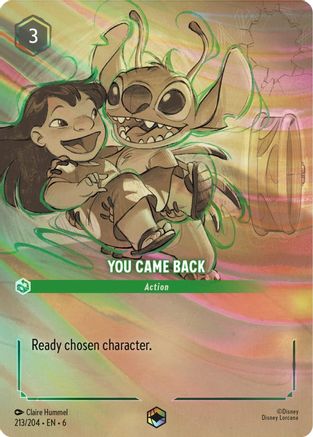 You Came Back (Enchanted) (213/204) - Enchanted - Holofoil