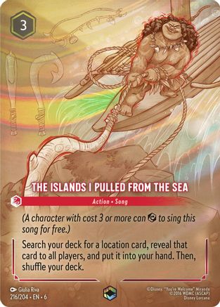The Islands I Pulled From The Sea (Enchanted) (216/204) - Enchanted - Holofoil