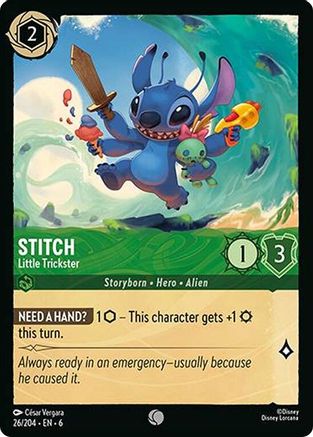 Stitch - Little Trickster (26/204) - Common