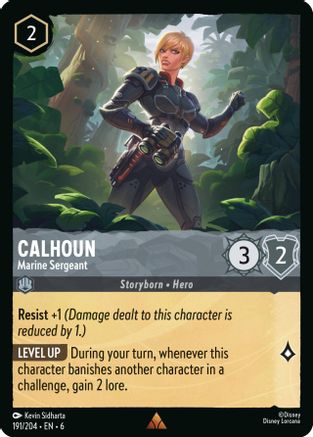 Calhoun - Marine Sergeant (191/204) - Rare - Cold Foil