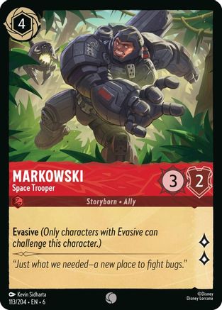 Markowski - Space Trooper (113/204) - Common - Cold Foil