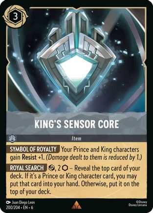 King's Sensor Core (200/204) - Rare - Cold Foil