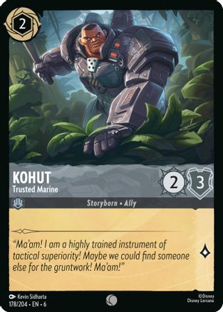 Kohut - Trusted Marine (178/204) - Common - Cold Foil