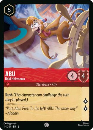 Abu - Bold Helmsman VF (114/204) - Commune