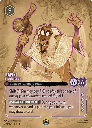 Rafiki - Ethereal Guide (Enchanted) (208/204) - Enchanted - Holofoil