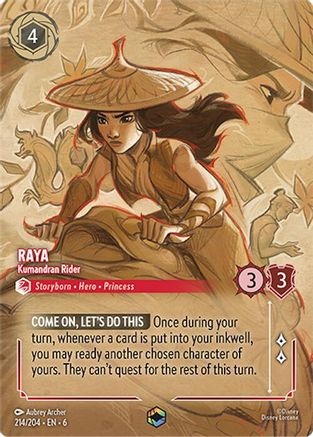 Raya - Kumandran Rider (Enchanted) (214/204) - Enchanted - Holofoil