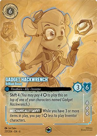 Gadget Hackwrench - Brilliant Bosun (Enchanted) (217/204) - Enchanted - Holofoil