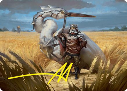 Skyknight Squire Art Card (4/54) (Stamped Signature) (ASFDN-004) - special