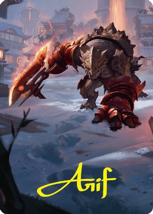 Searslicer Goblin Art Card (39/54) (Gold-Stamped Signature) (ASFDN-039) - special