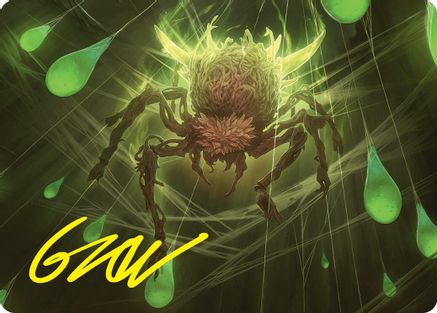 Spinner of Souls Art Card (13/54) (Gold-Stamped Signature) (ASFDN-013) - special