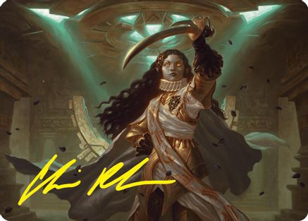 Elenda, Saint of Dusk Art Card (15/54) (Gold-Stamped Signature) (ASFDN-015) - special