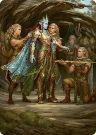 Lathril, Blade of the Elves Art Card (48/54) (ASFDN-048) - special