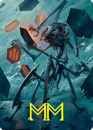 Scrawling Crawler Art Card (50/54) (Gold-Stamped Signature) (ASFDN-050) - special