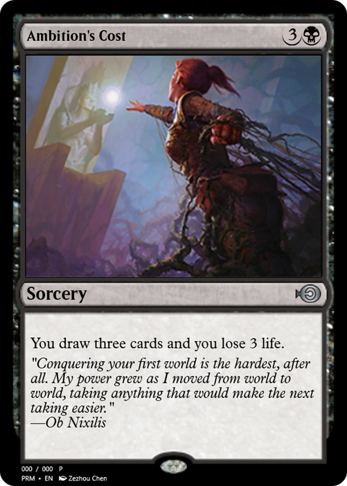 Ambition's Cost (PRM-62523) - uncommon - Foil