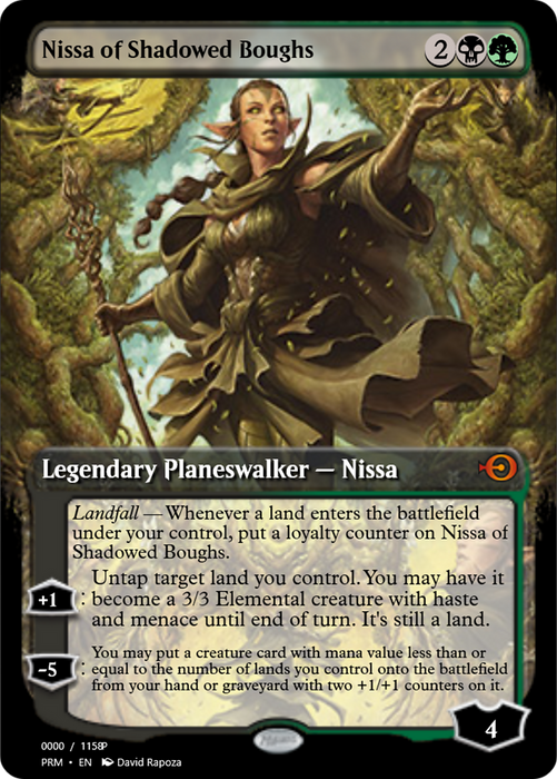 Nissa of Shadowed Boughs (PRM-83842) - mythic