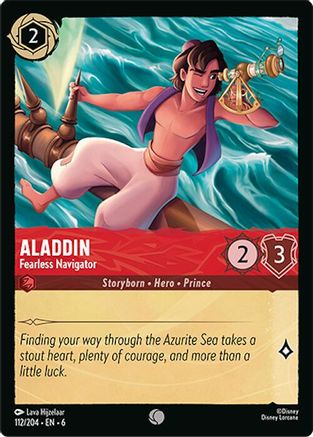 Aladdin - Fearless Navigator (112/204) - Common