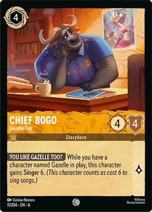 Chief Bogo - Gazelle Fan (11/204) - Common