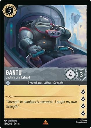 Gantu - Captain Crankyhead (189/204) - Rare
