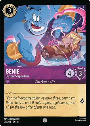 Genie - Excited Shipbuilder (38/204) - Common