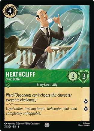 Heathcliff - Stoic Butler (78/204) - Common
