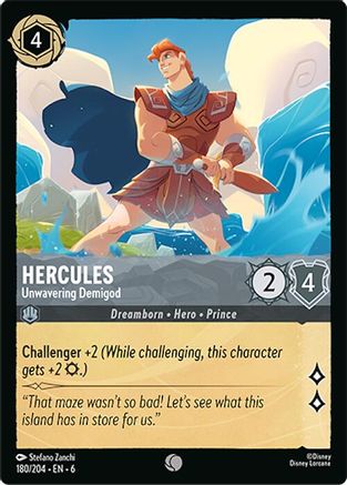 Hercules - Unwavering Demigod (180/204) - Common