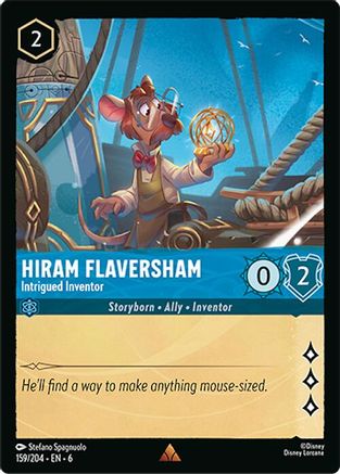Hiram Flaversham - Intrigued Inventor (159/204) - Rare