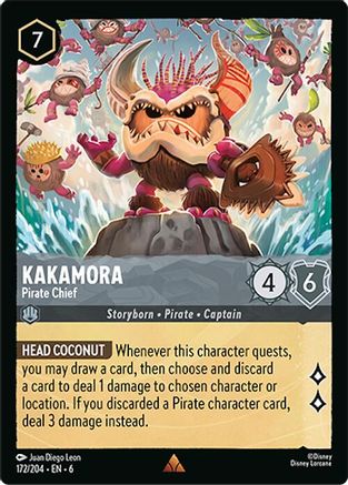 Kakamora - Pirate Chief (172/204) - Rare - Cold Foil