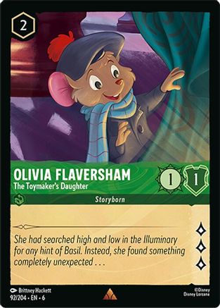 Olivia Flaversham - The Toymaker's Daughter (92/204) - Rare - Cold Foil