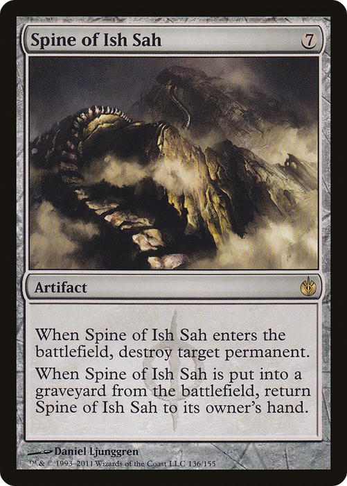 Spine of Ish Sah (MBS-136) - rare - Foil