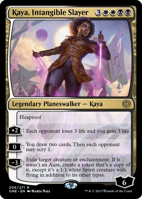Kaya, Intangible Slayer (PPONE-205P) - rare - Foil
