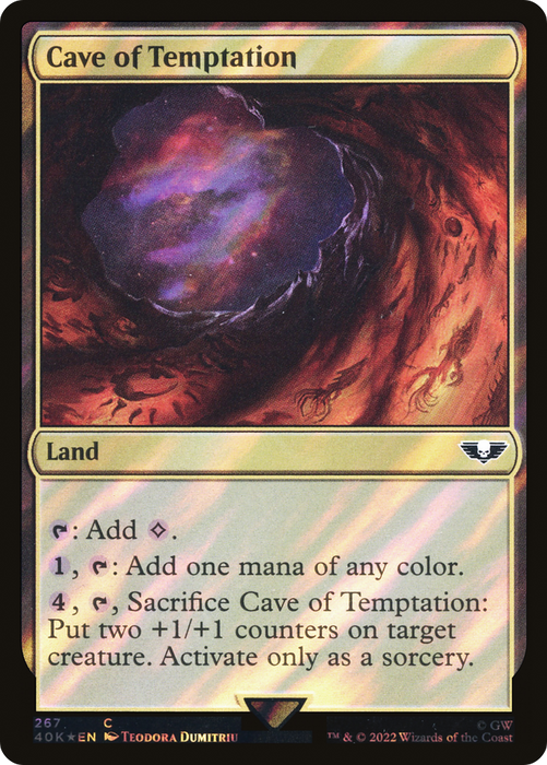 Cave of Temptation (40K-267★) - common - Foil