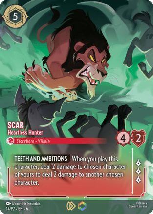 Scar - Heartless Hunter (Store Championship) (14) - Promo - Holofoil