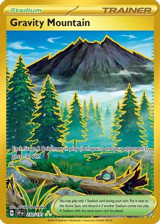Gravity Mountain (250/191) - SSS  - Hyper Rare - Holofoil