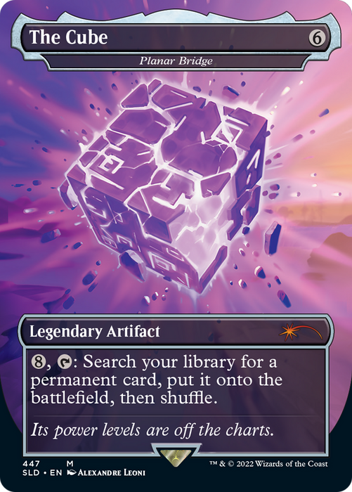 Planar Bridge (SLD-447) - mythic / The Cube (Borderless)