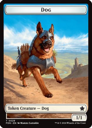 Dog // Beast (0032) Double-Sided Token (FDN-29 // 32) - token